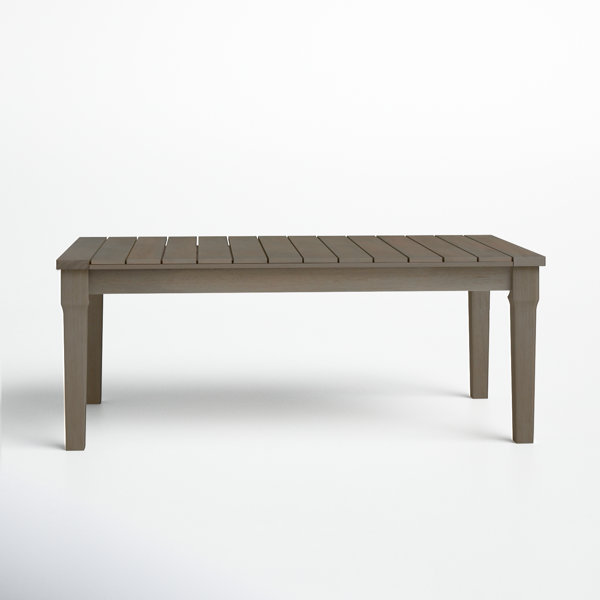 Joss & Main Samya Rectangular Eucalyptus Outdoor Coffee Table & Reviews ...